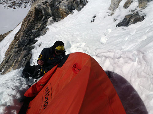 7 400 m, n devt bivak 