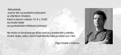 Rozloučení Zdeněk Hrubý Rozloučení Zdeněk Hrubý