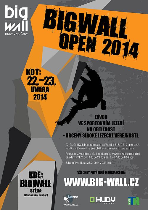 BigWall open 2014 plakát BigWall open 2014 plakát