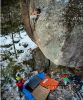 Japonsko: Adam Ondra, Sachi Amma a Chon Jongwon dali boulder 8C
