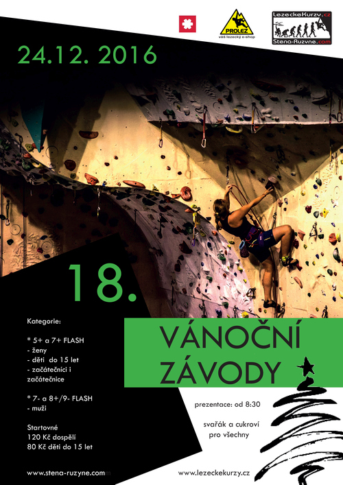 Ruzyně Vánoční závody plakát Ruzyně Vánoční závody plakát