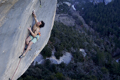 Adam Ondra Super Crackinette 9a+ flash - foto Bernardo Gimnez