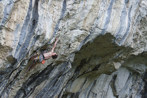 Adam Ondra Rumunsko - autor Pavel Blaek