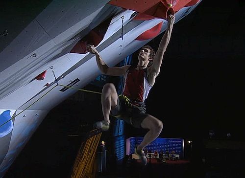 Adam Ondra finle MS v lezen na obtnost